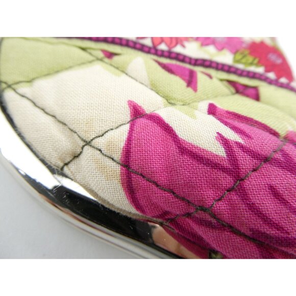 Vera Bradley Hello Dahlia Double Kiss Kisslock Coin Purse - Picture 11 of 14